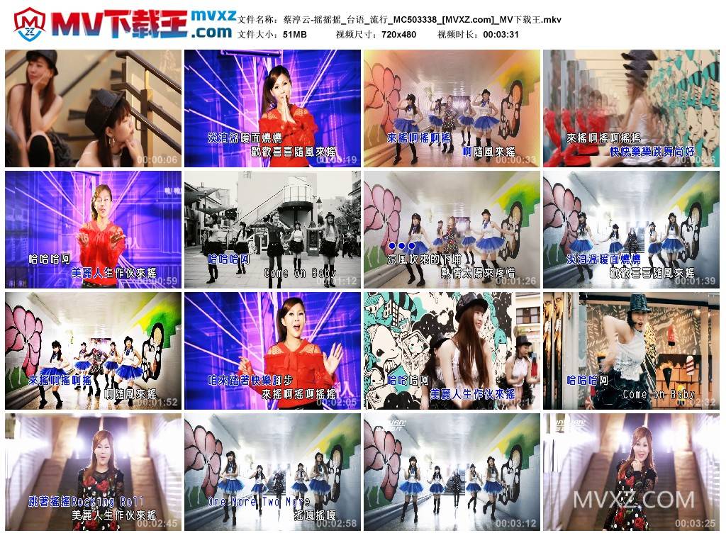 蔡淳云-摇摇摇_台语_流行_MC503338